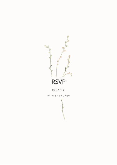 Elegant Minimalist Baptism Invitation Template