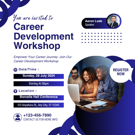 Editable Career Development Workshop Invitation Template