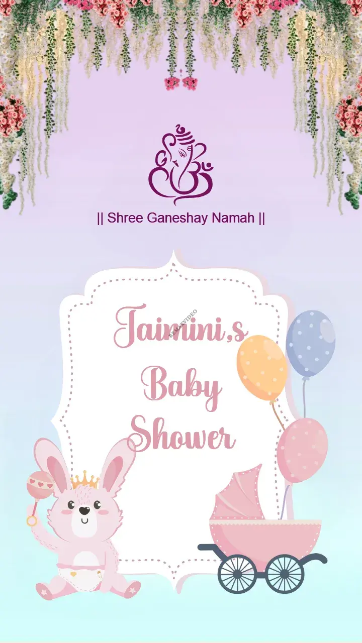 Baby Shower Invitation Video Designs for Cute Themes