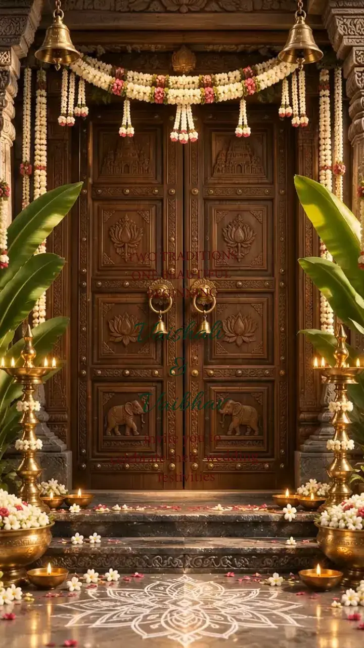 3D Tamil Wedding Invitation Video for Traditional Weddings