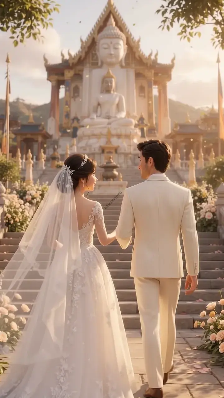Buddhist Engagement Invitation Video With AI Designs