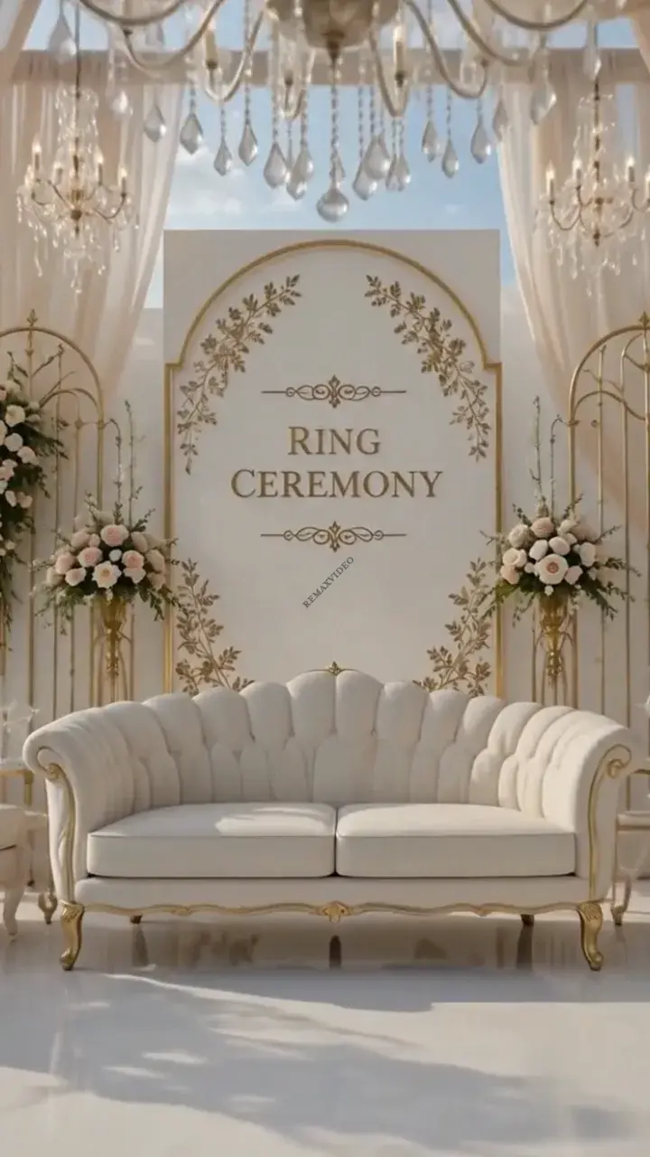 3D Ring Ceremony Invitation Video Free Online Design