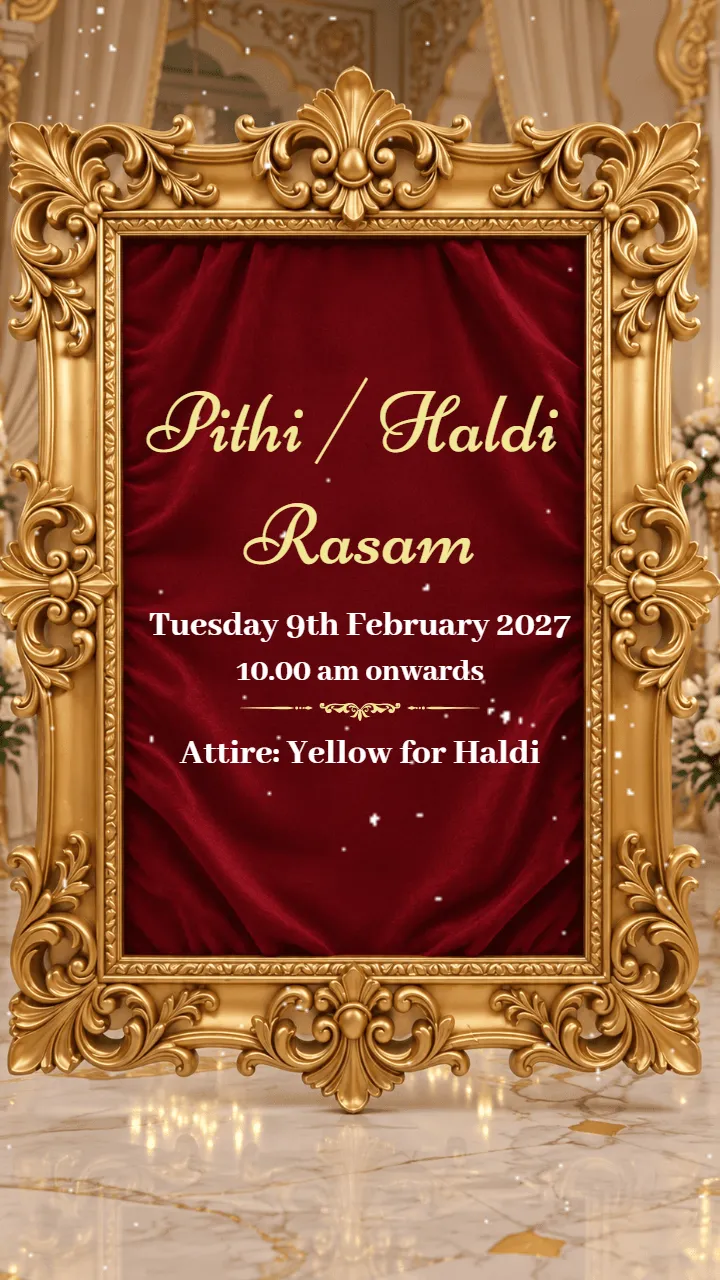 3D Wedding Invitation Video for Graceful Hindu Wedding
