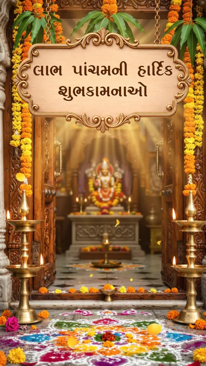 Labh Pancham Status Video in Gujarati with HD Online Designs