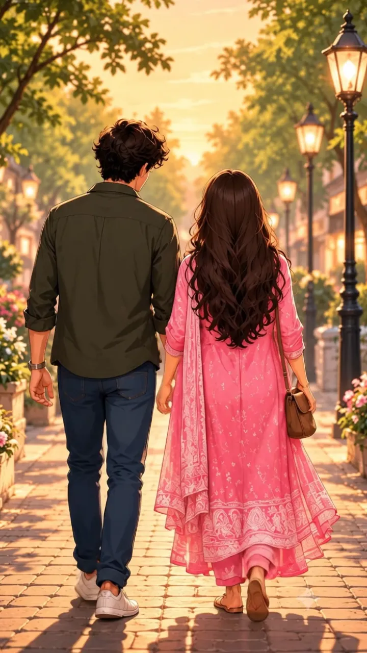 Wedding Invitation Video with Golden Sunset and Floral Decor