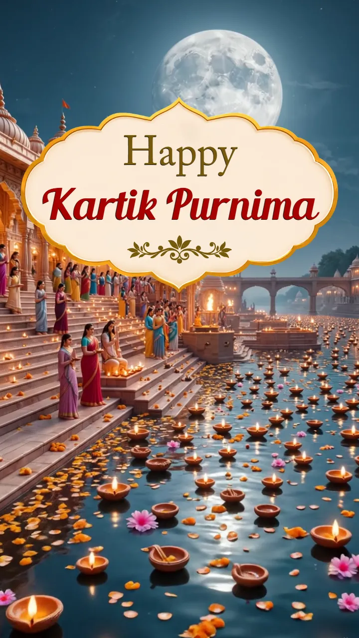 Kartik Purnima Status Video Maker Design HD Collection