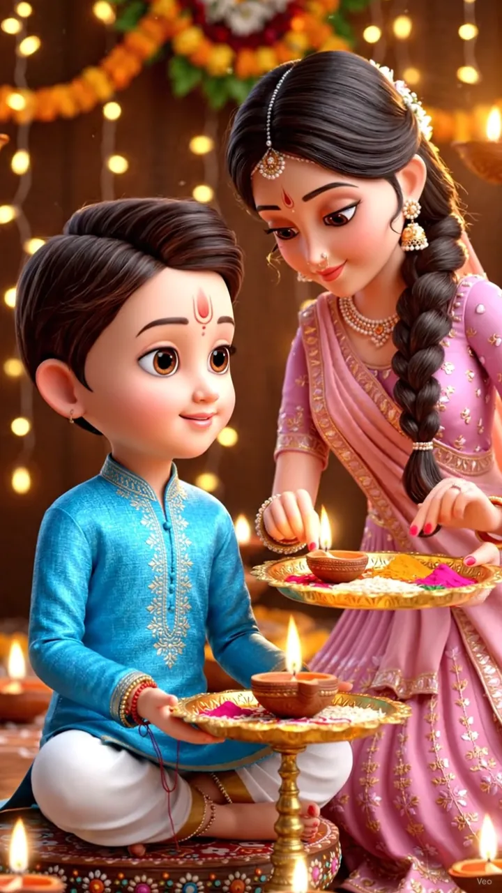 Bhai Dooj Status Video in Gujarati Online Video Maker