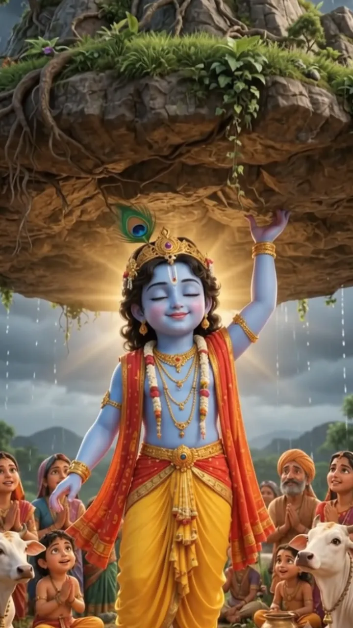 Govardhan Pooja Status Video Design Free HD Collection