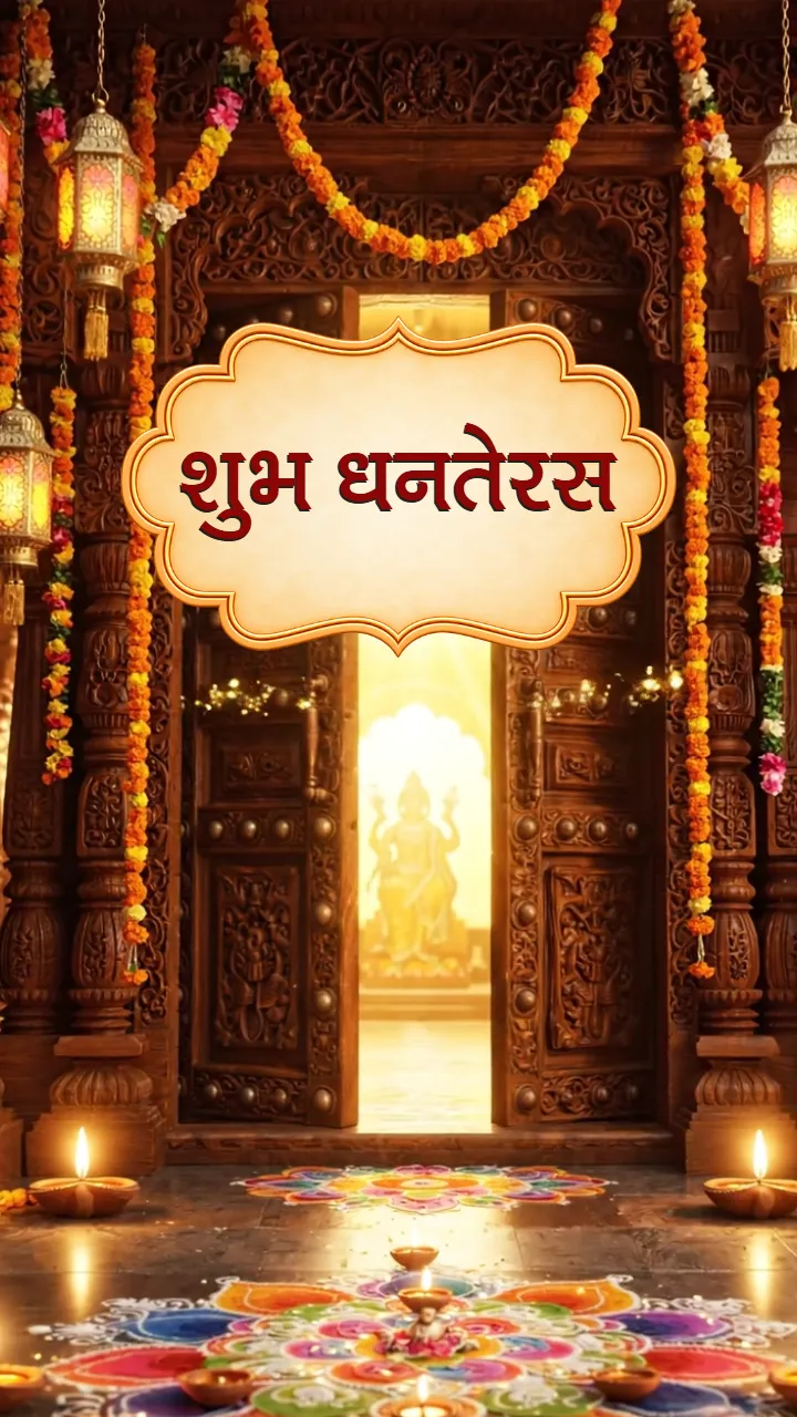 Dhanteras Status Video Creation with Traditional Designs