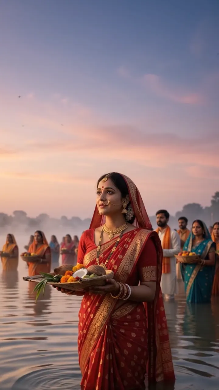 Chhath Puja Status Video Designs for Social Media Posts