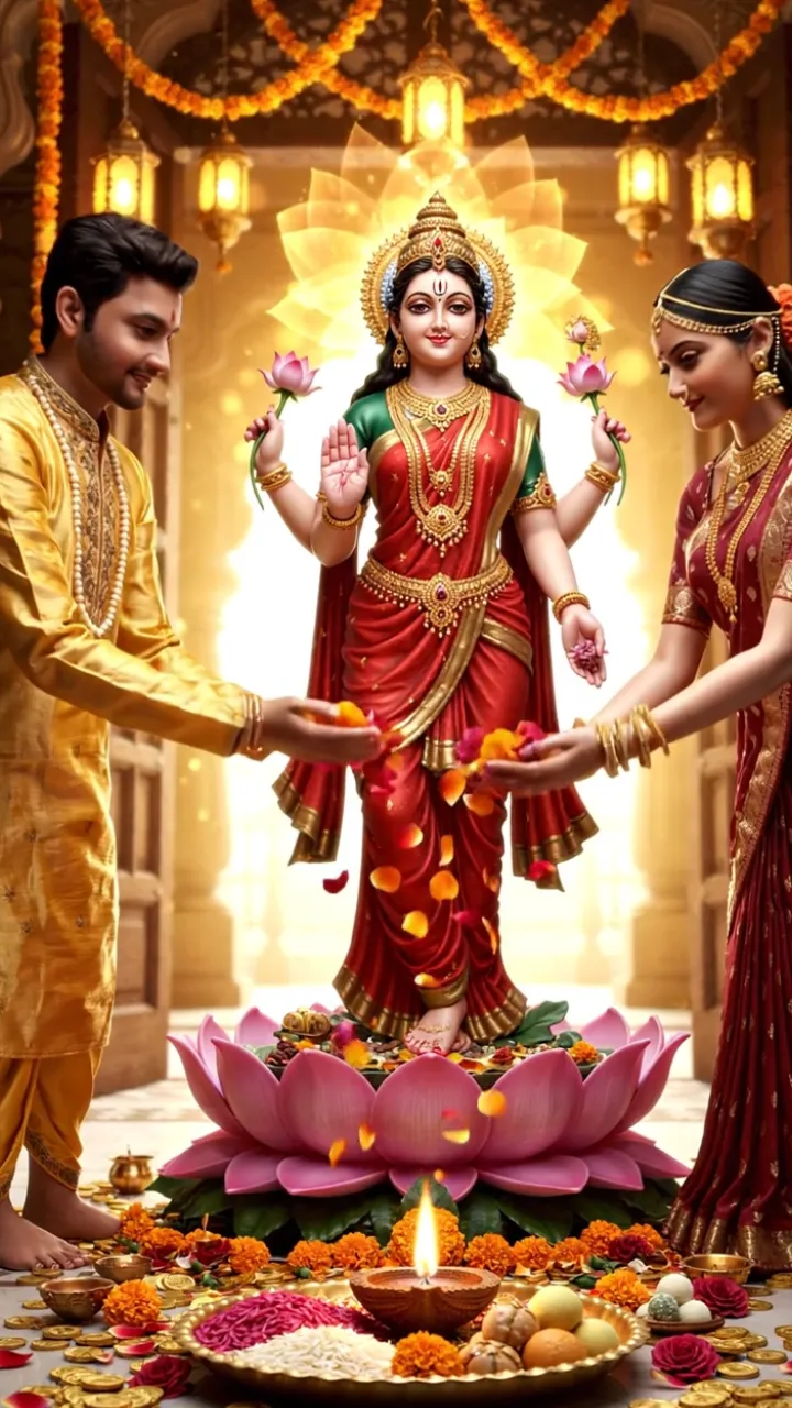 Dhanteras Status Video Creation with Traditional Designs