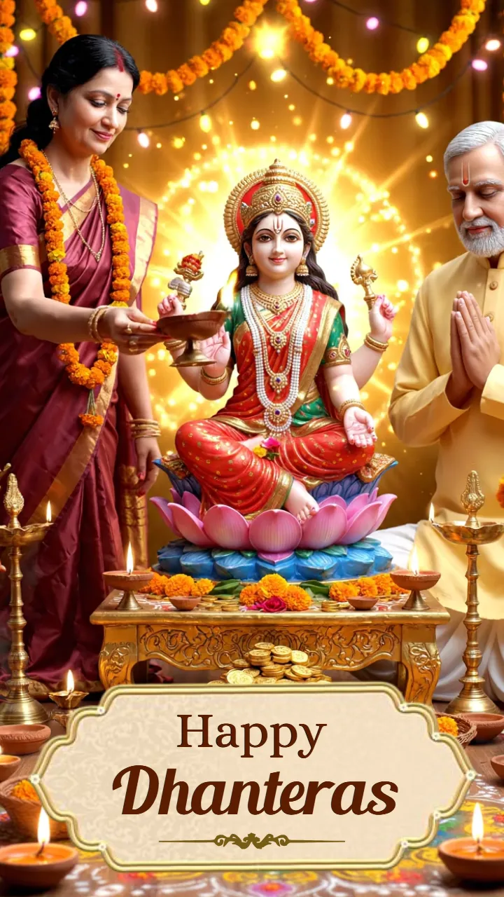 Dhanteras Status Video in English For Social Media Sharing