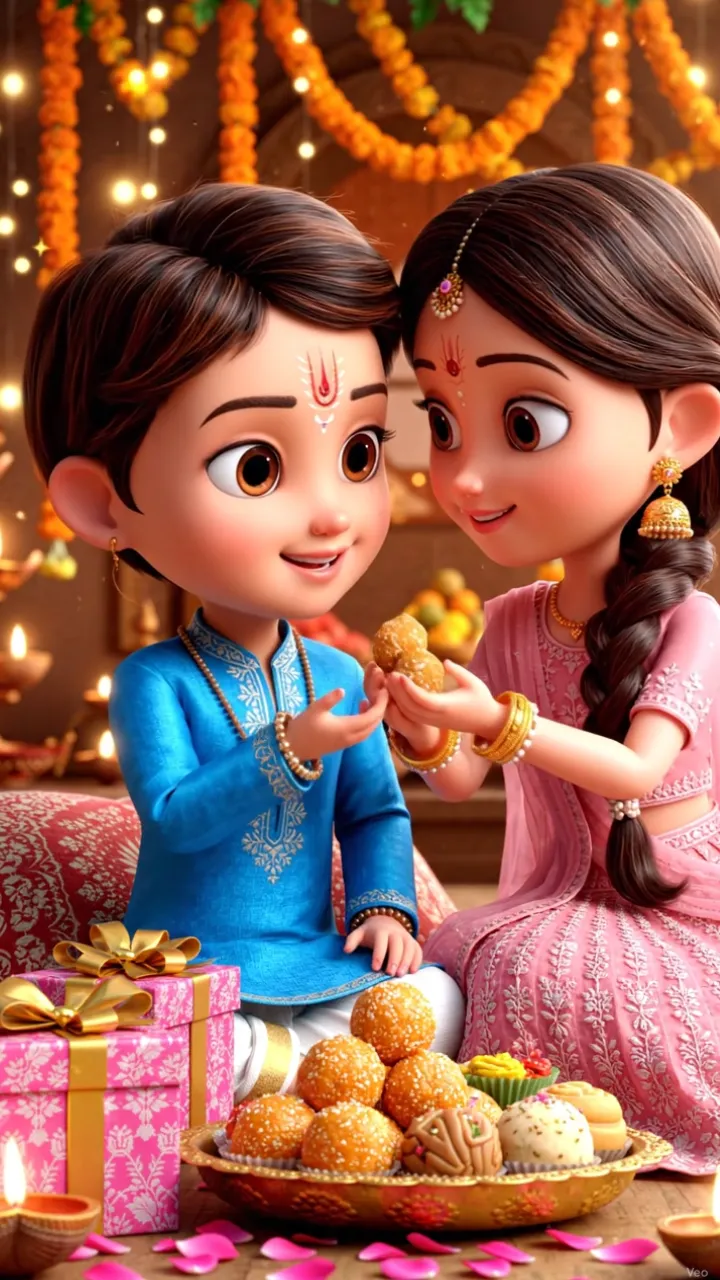 Bhai Dooj Status Video in Gujarati Online Video Maker
