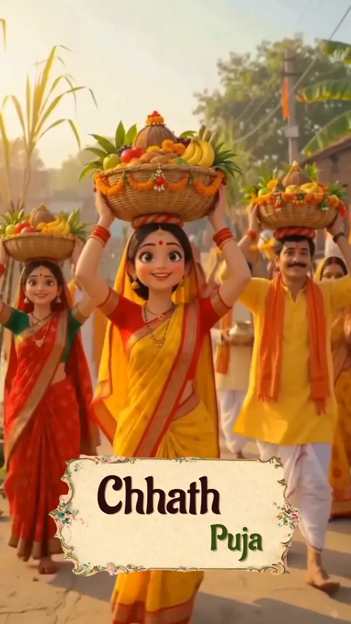 Chhath Ghat Status Video with Chhath Puja Traditions