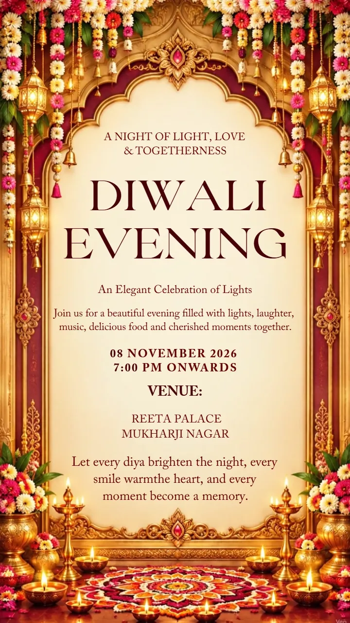 Diwali Invitation Video Designs to Plan Your Festival Party
