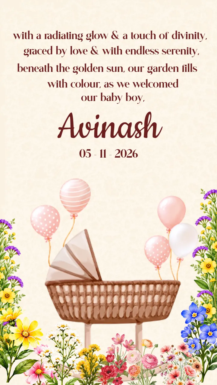 Baby Announcement Video Templates to Welcome Your Newborn