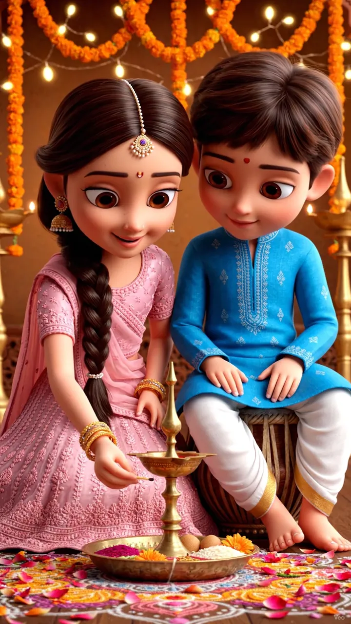 Bhai Dooj Status Video in Gujarati Online Video Maker