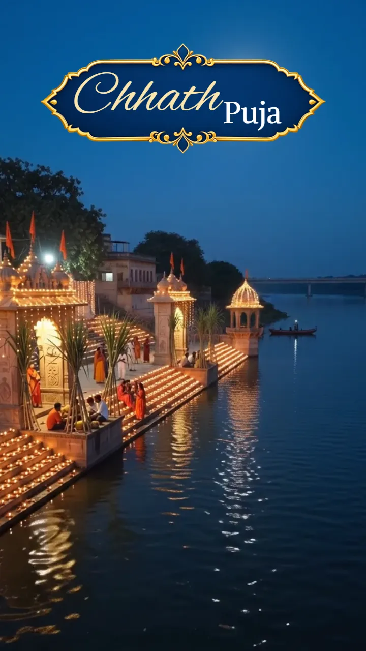 Chhath Puja Status Video Designs for Social Media Posts