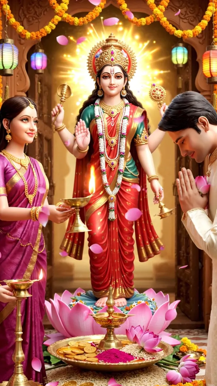 Dhanteras Status Video Creation with Traditional Designs