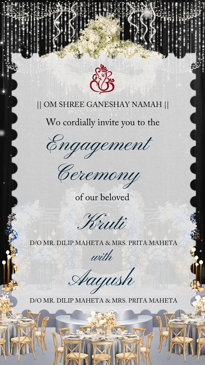 Engagement Invitation Video Online for Modern Invites