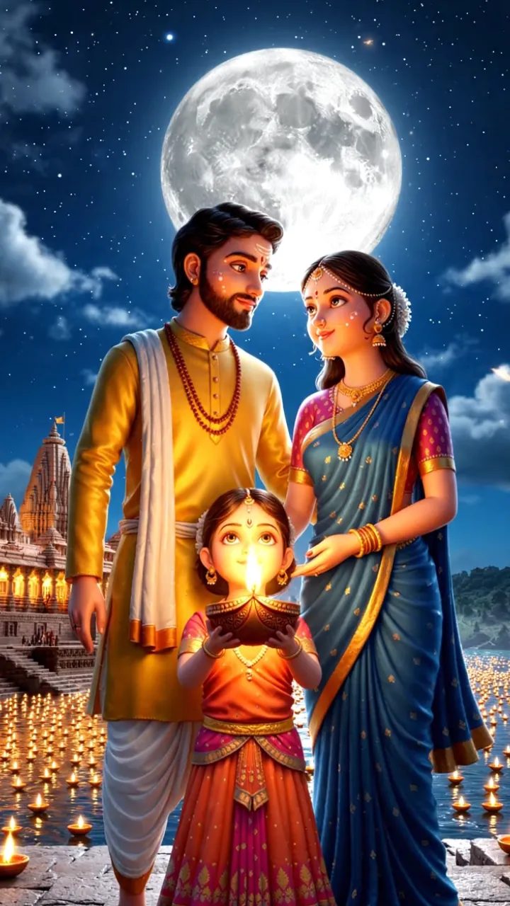 Kartik Purnima Status Video Maker Design HD Collection