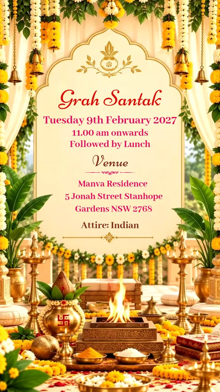 3D Wedding Invitation Video for Graceful Hindu Wedding