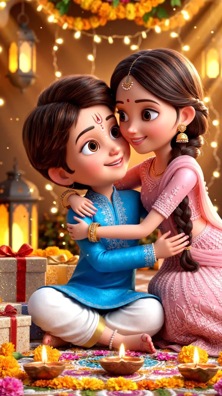 Bhai Dooj Status Video in Gujarati Online Video Maker