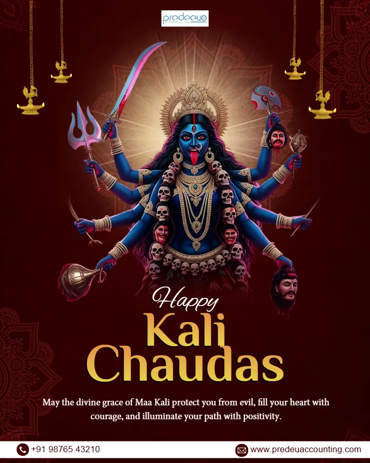 Kali Chaudas Branding Post for Traditional Festive Promotion