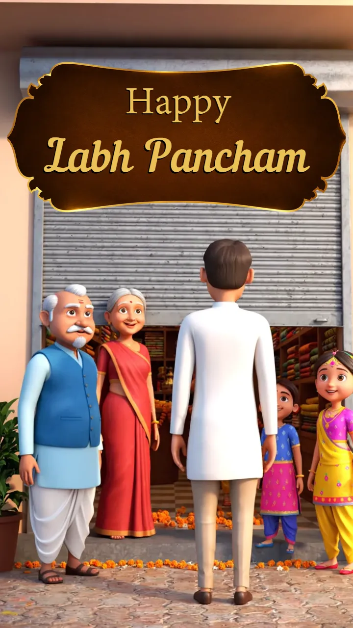 Labh Pancham Status Video Download with Traditional Effects